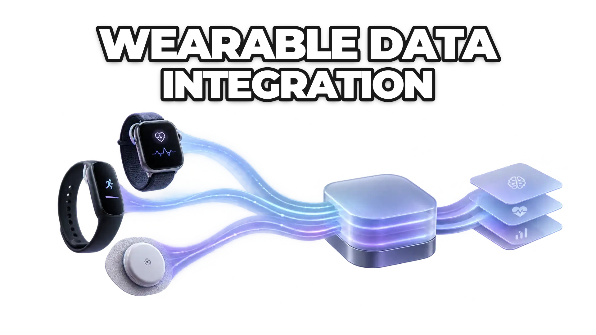 Cover illustration for What Are the Best Tools to Build AI Health Apps with Wearable Data?